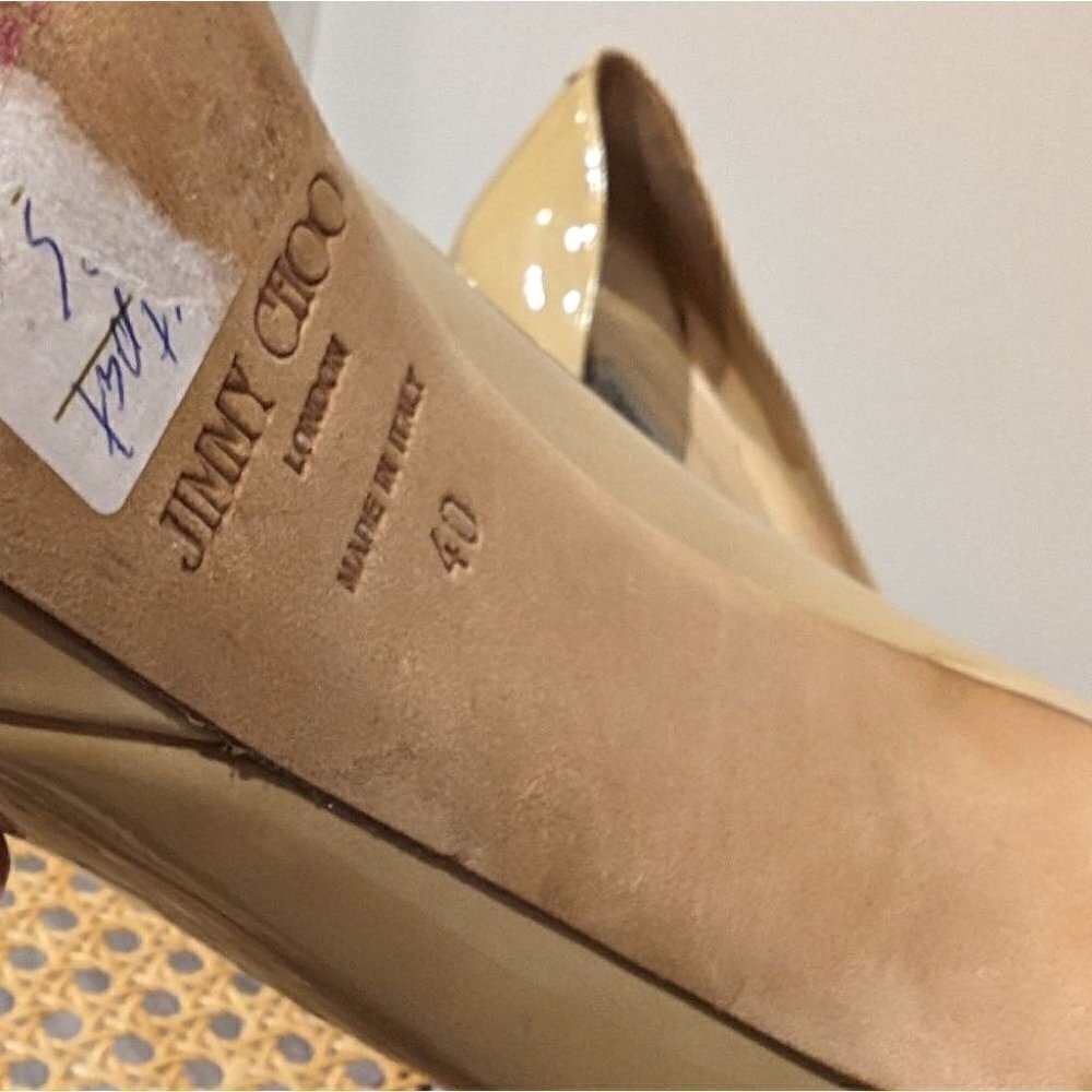 Jimmy Choo Nude platform heel shoes size 40 eur - Picture 3 of 7